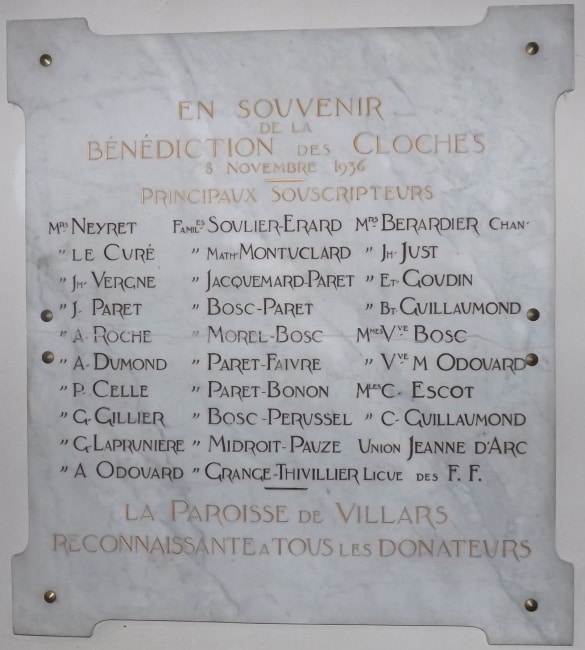 Plaque commémorative
